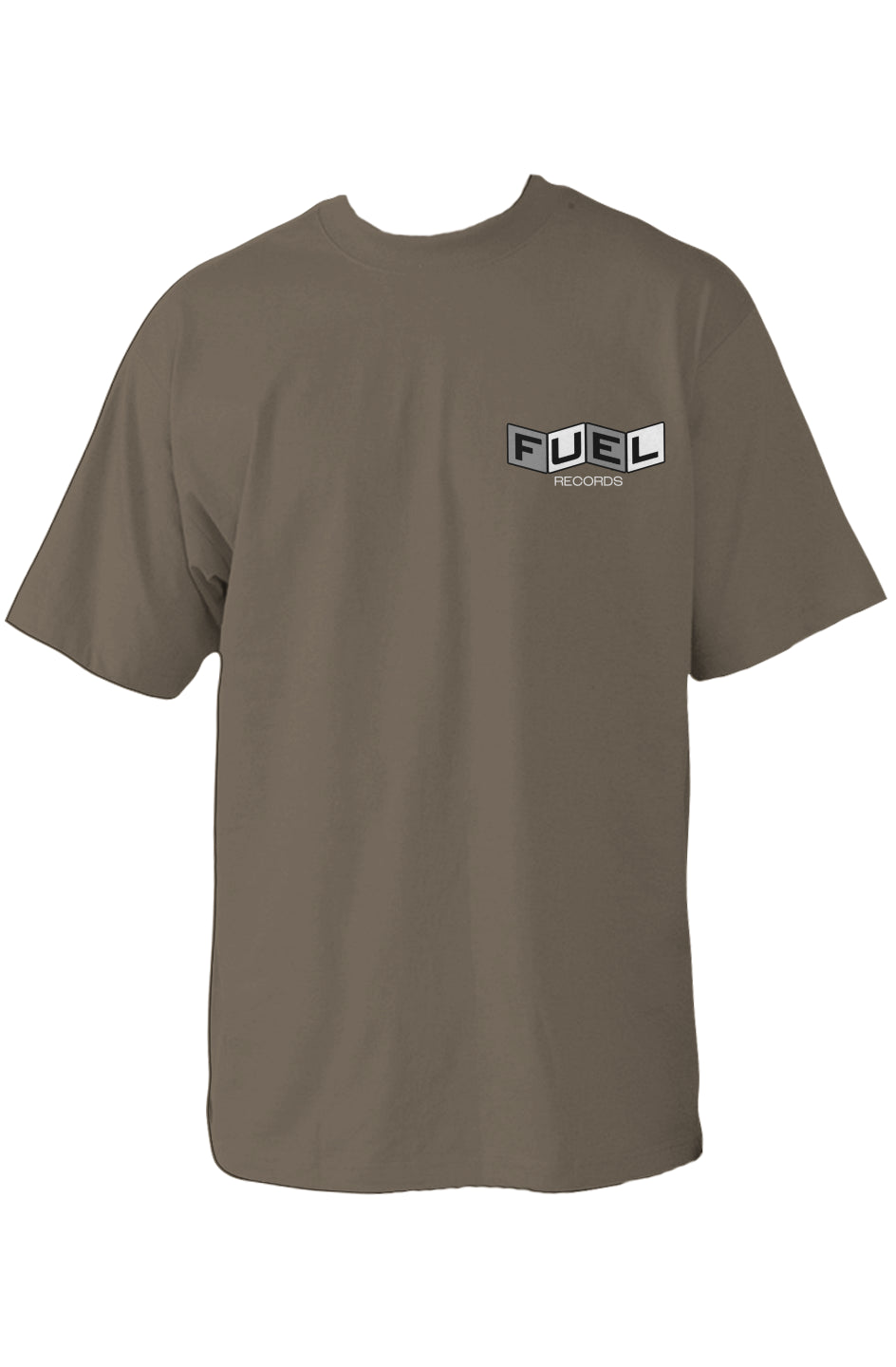 Fuel Records | Oversized Heavy Tee | Front Back | BW Print