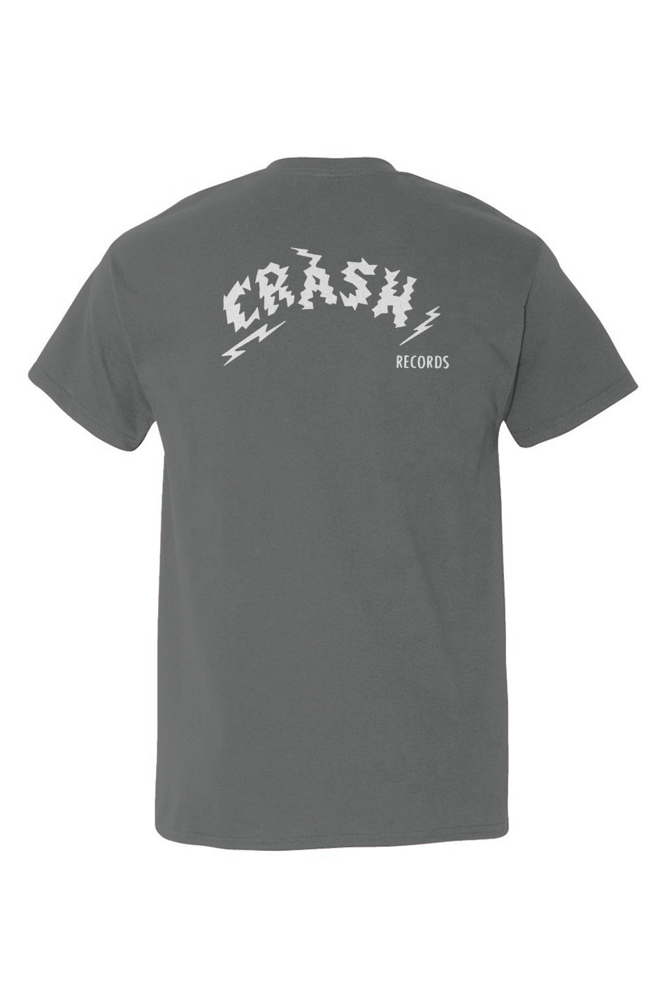 Crash Records | Heavy Embroidered Pocket Tee - Back Print