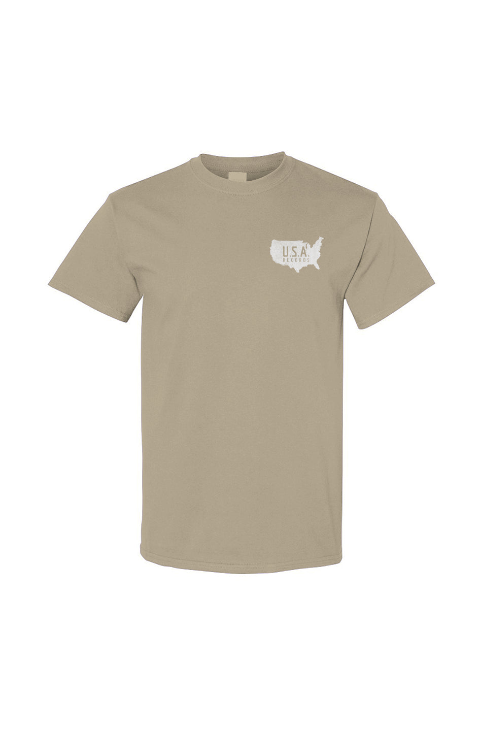 USA Records Logo | Classic Tee | Front and Back Print