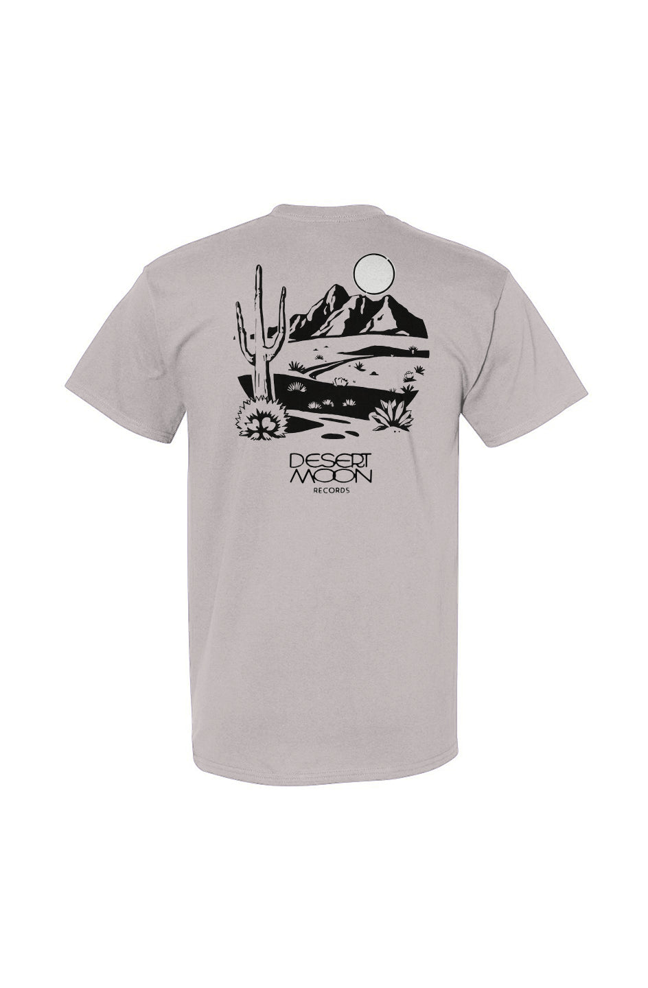 Desert Moon Records | Classic Tee | Front and Back | BW Design
