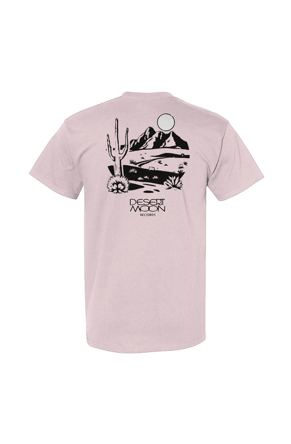 Desert Moon Records | Classic Tee | Front and Back | BW Design