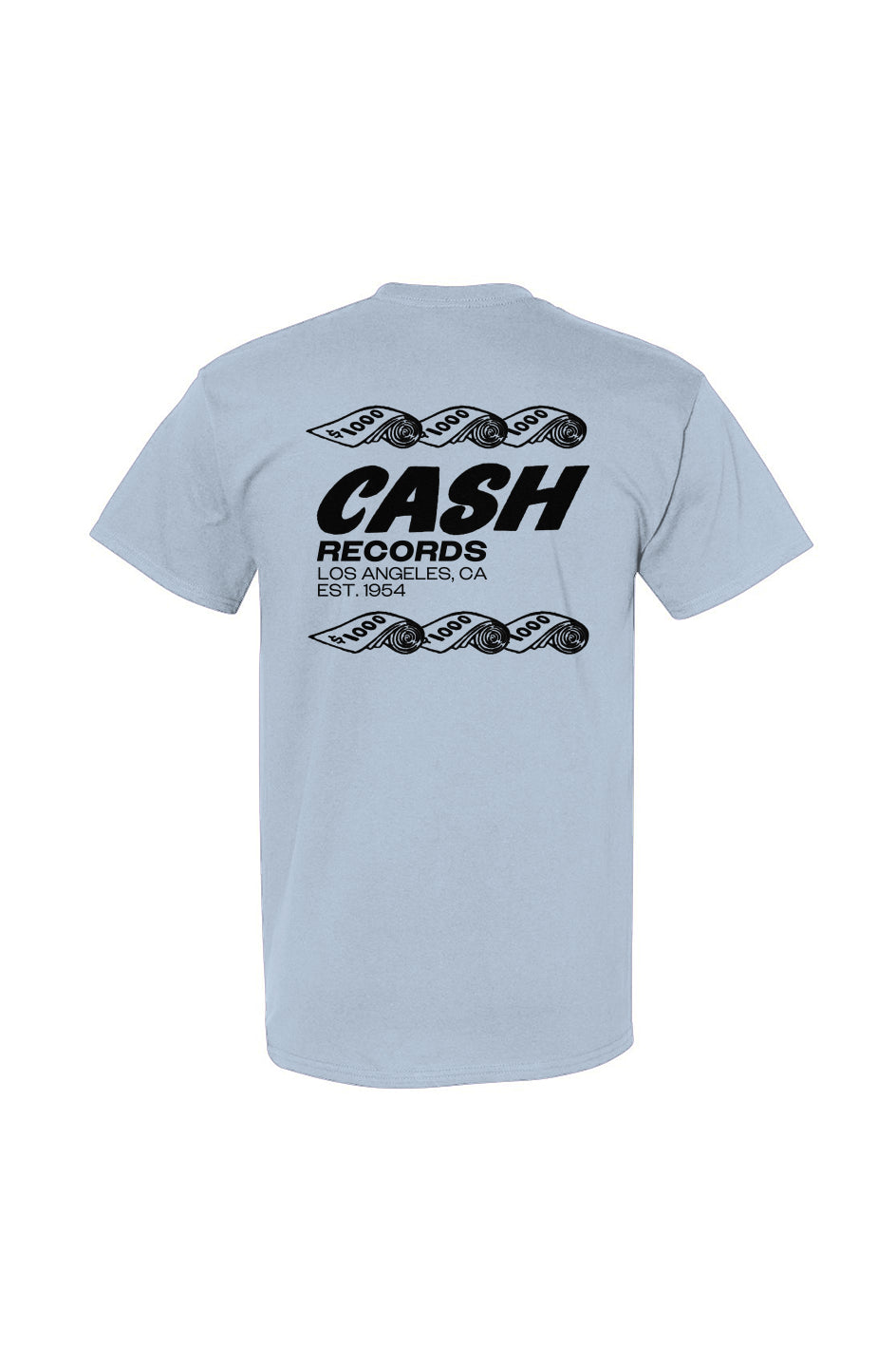Cash Records Logo | Classic Tee | Front and Back