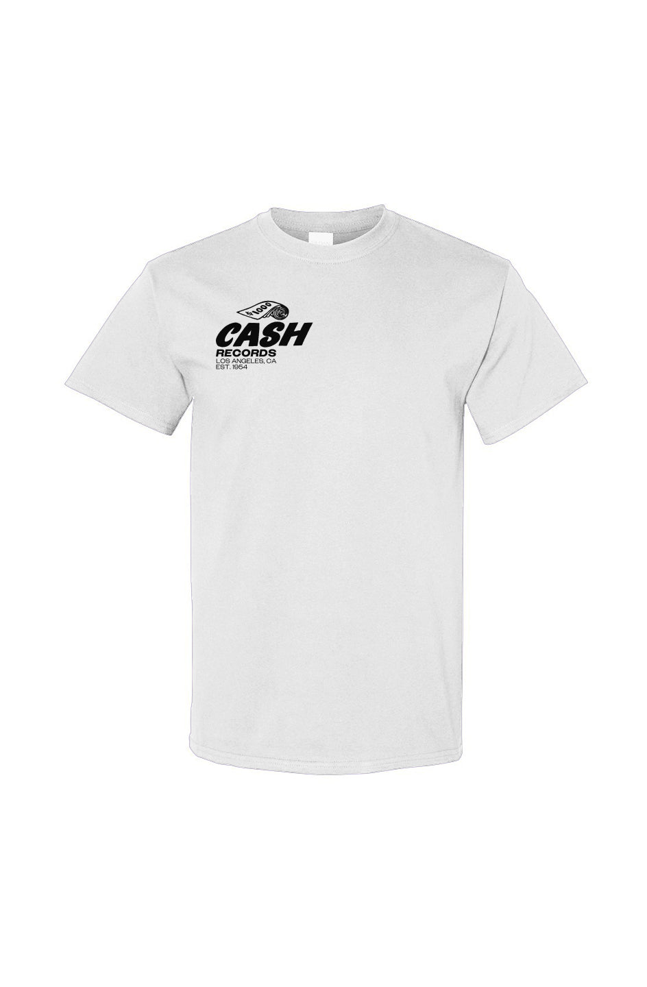 Cash Records Logo | Classic Tee | Front and Back