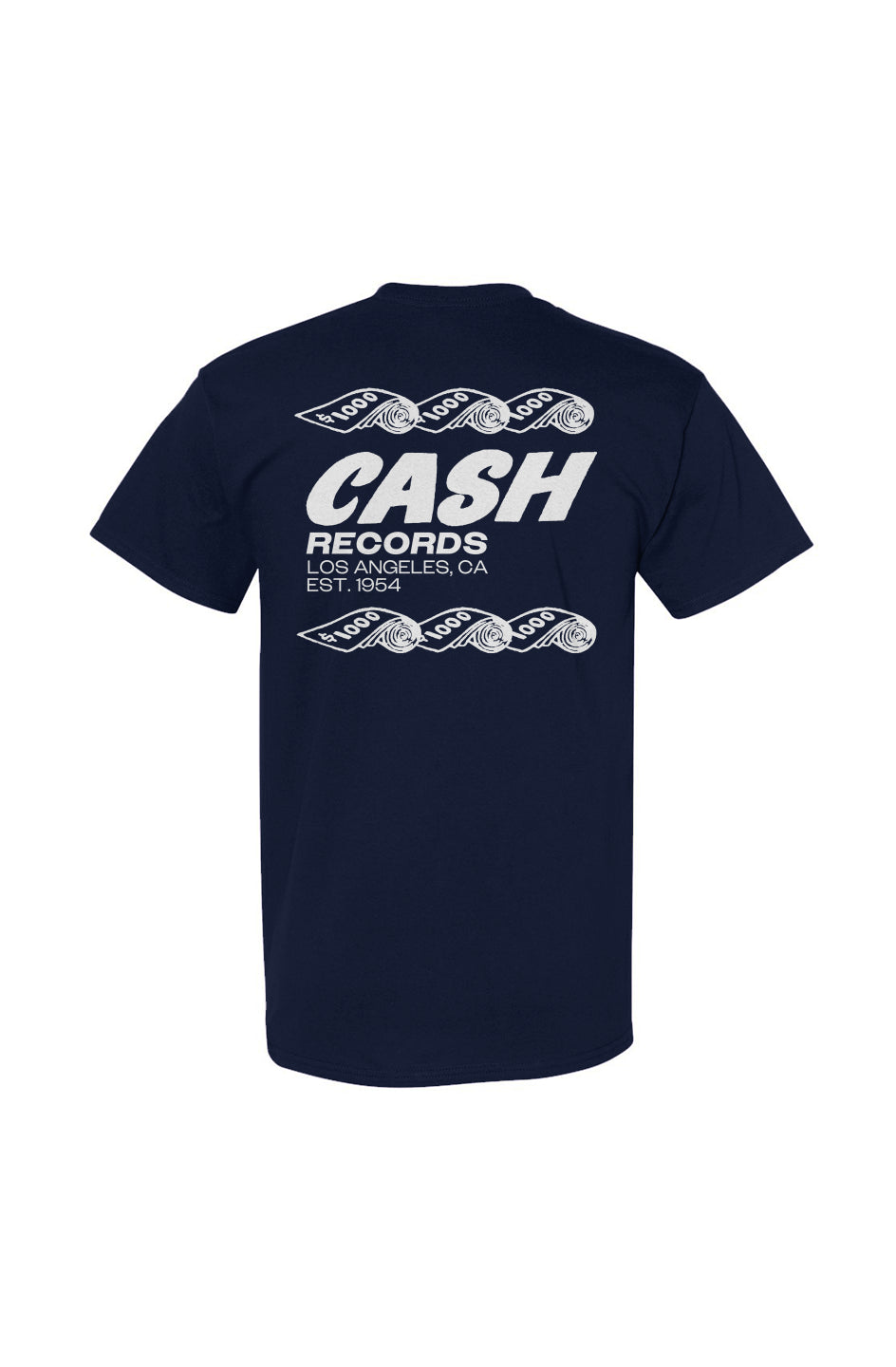 Cash Records Logo | Classic Tee | Front and Back