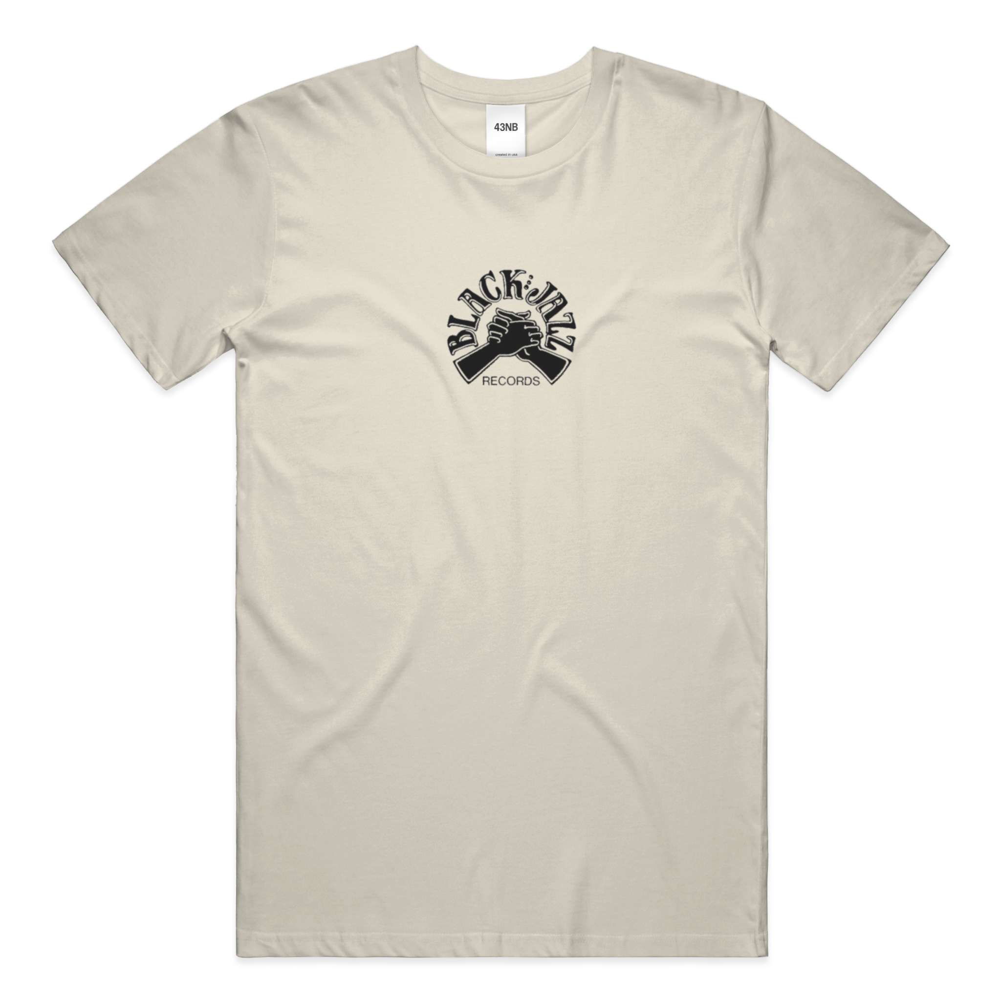 Black Jazz Records XL Embroidered Vintage Distressed Luxury HEAVY FADED TEE