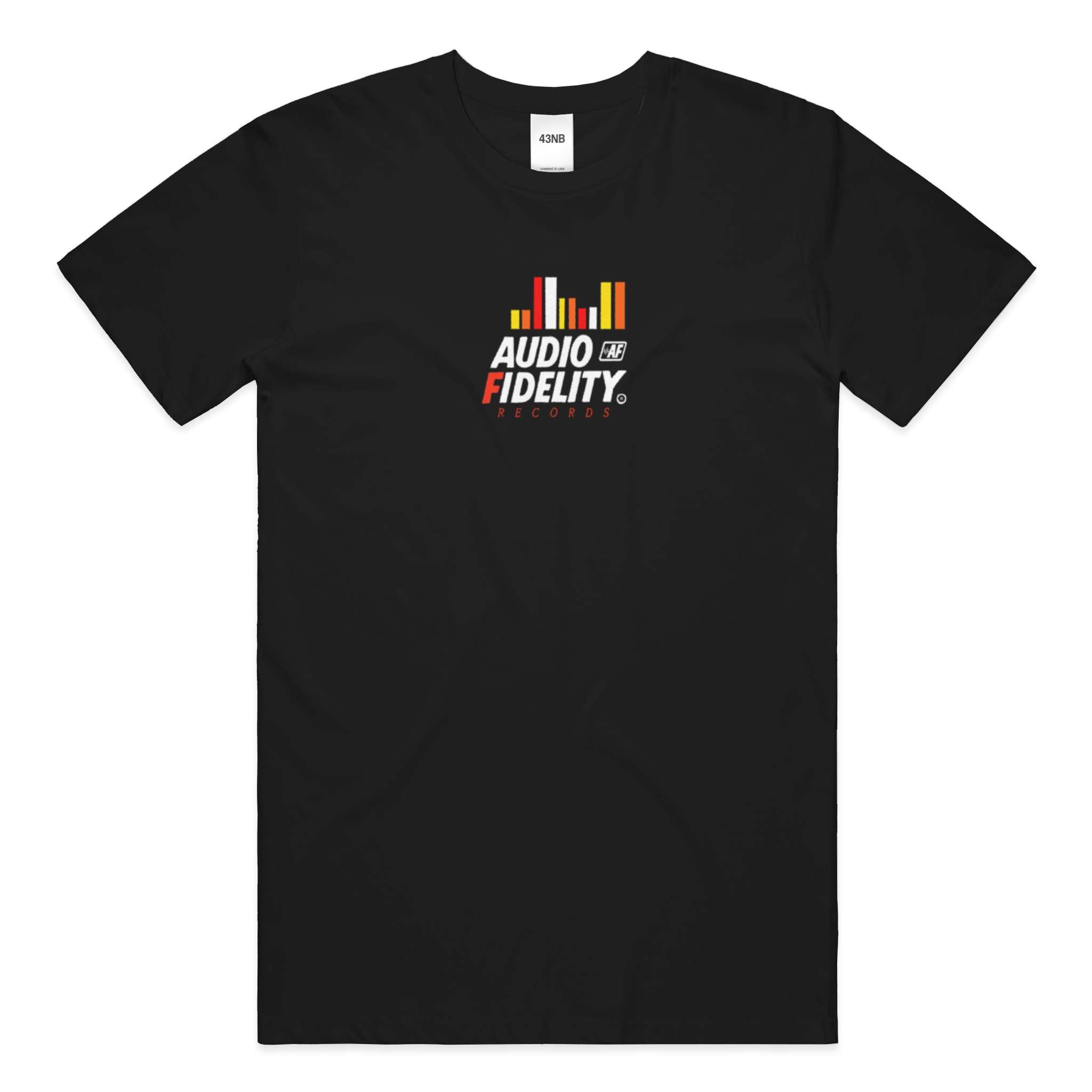 Audio Fidelity Records XL Embroidered Color Logo HEAVY TEE