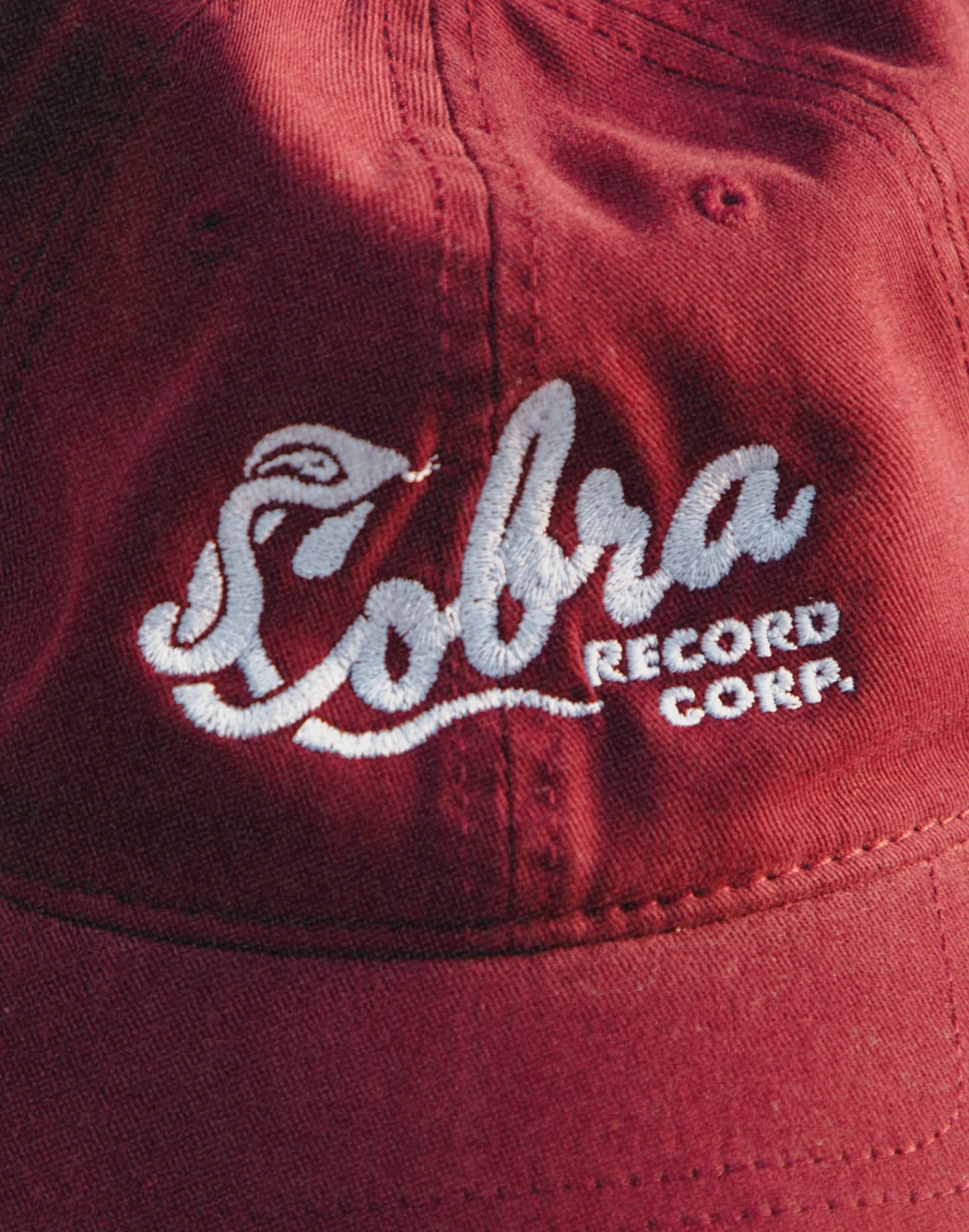 Cobra Records Garment washed baseball cap