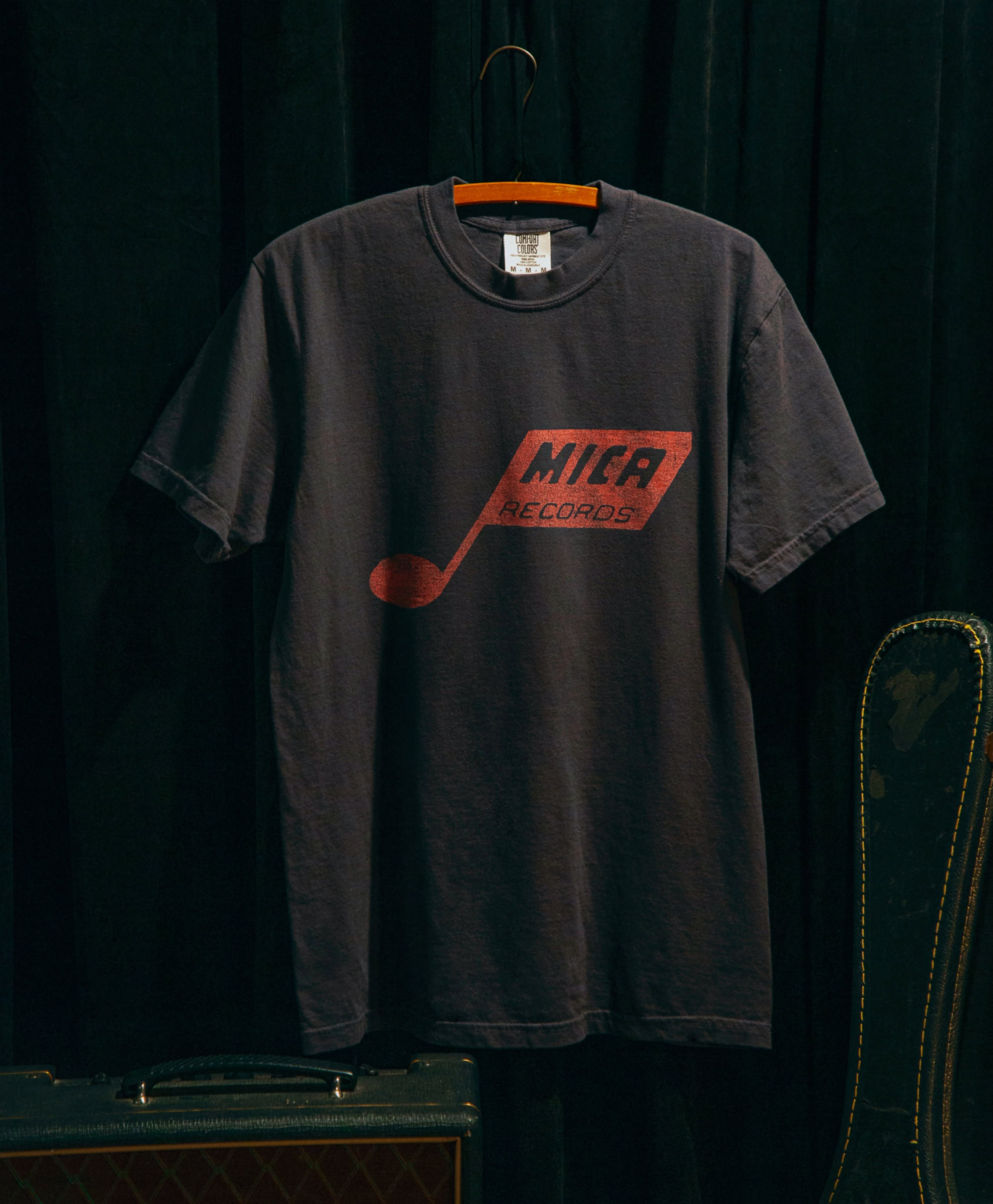 Mica Records Unisex garment-dyed heavyweight t-shirt
