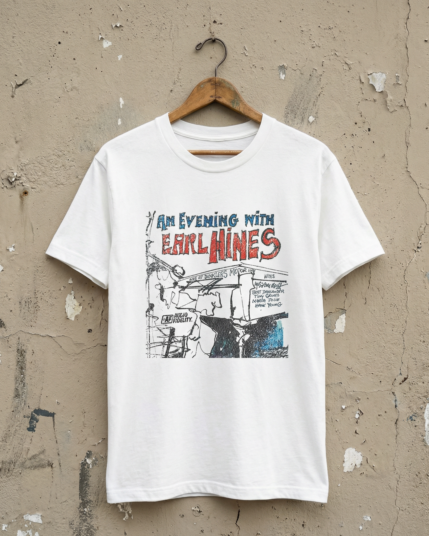 Earl Hines - An Evening With Earl Hines Unisex garment-dyed heavyweight t-shirt