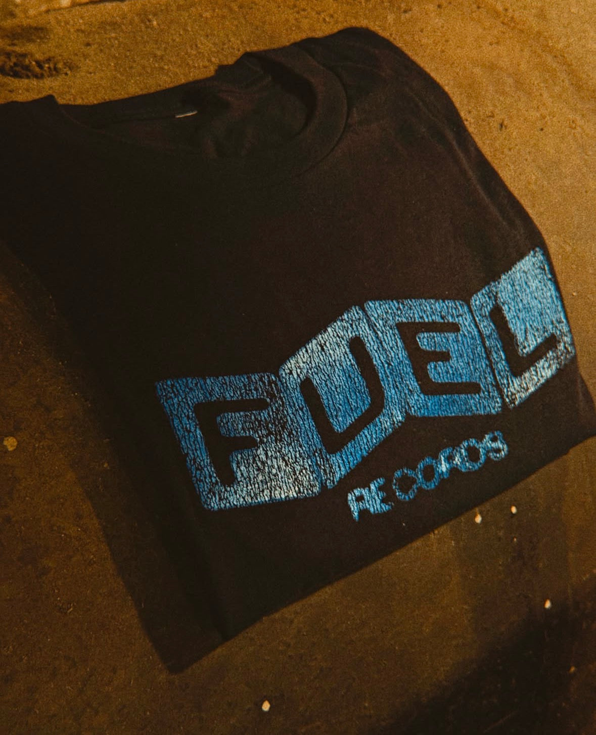 Fuel Records Y2K Over Washed Distressed t-shirt