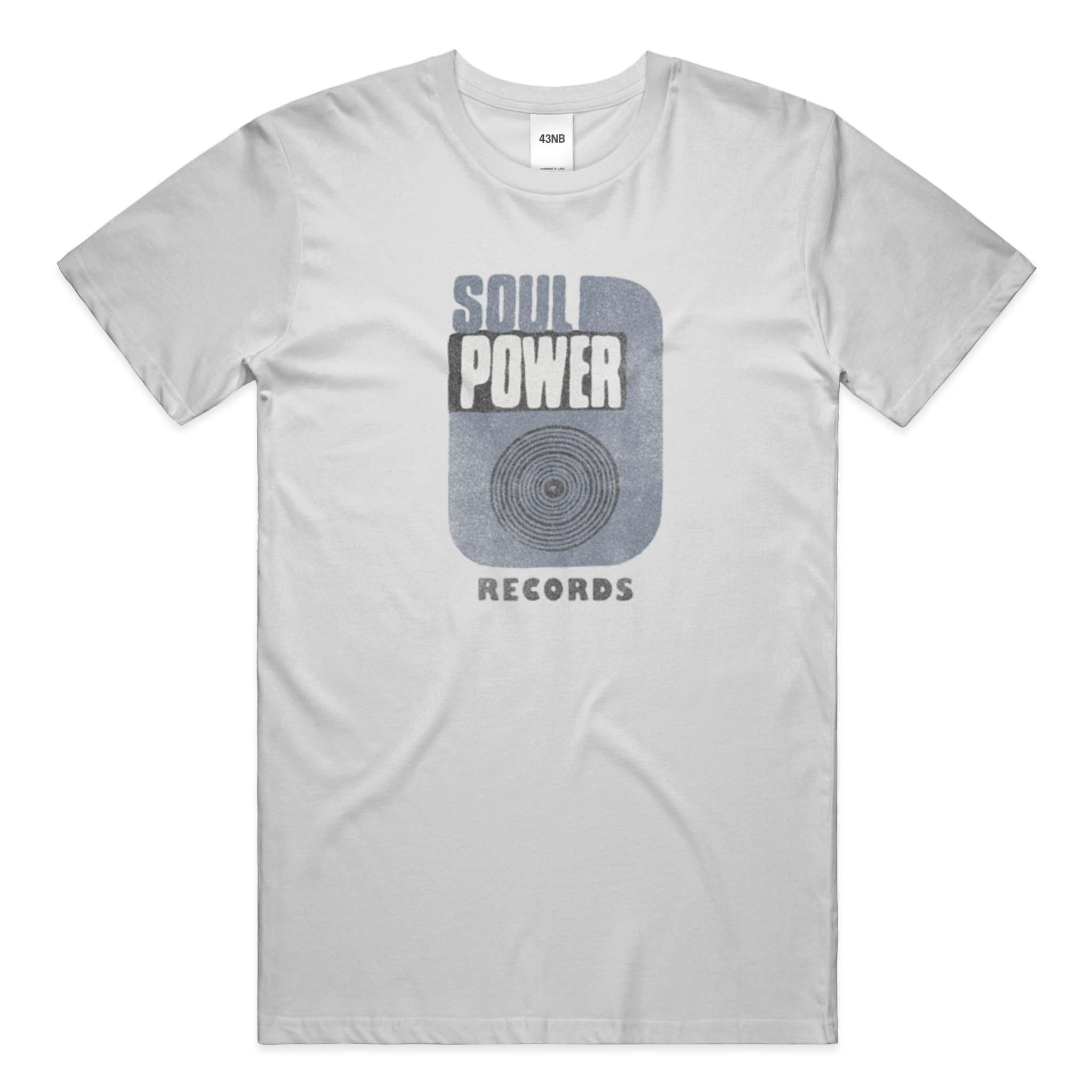 Soul Power Records Vintage Distressed Luxury HEAVY FADED TEE