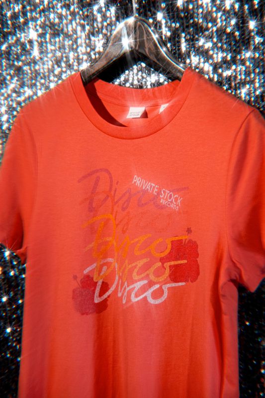 Disco Disco Disco! Private Stock Records Women’s organic ribbed neck t-shirt