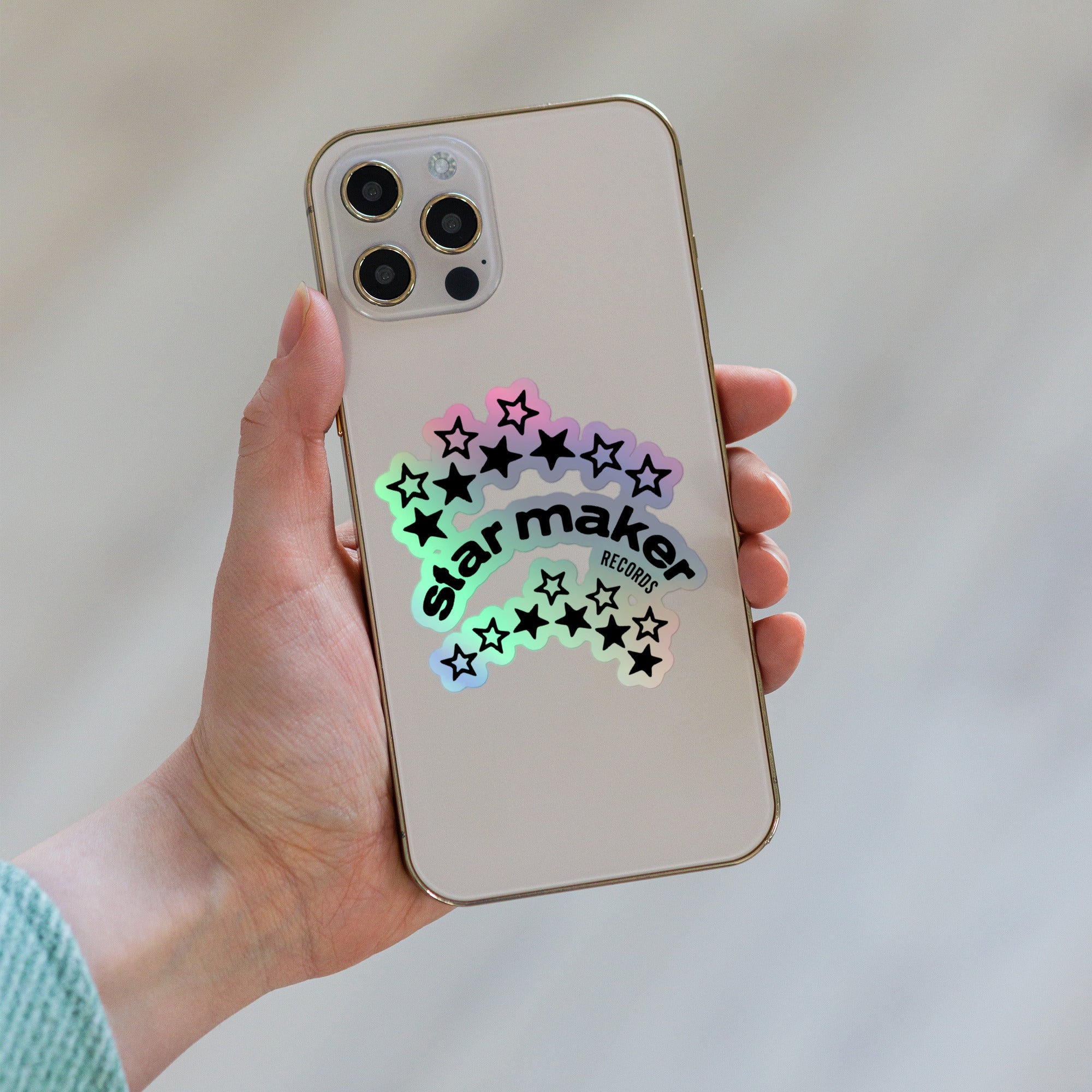 Starmaker Records Holographic stickers