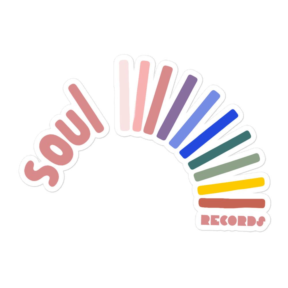 Soul Records Bubble-free stickers
