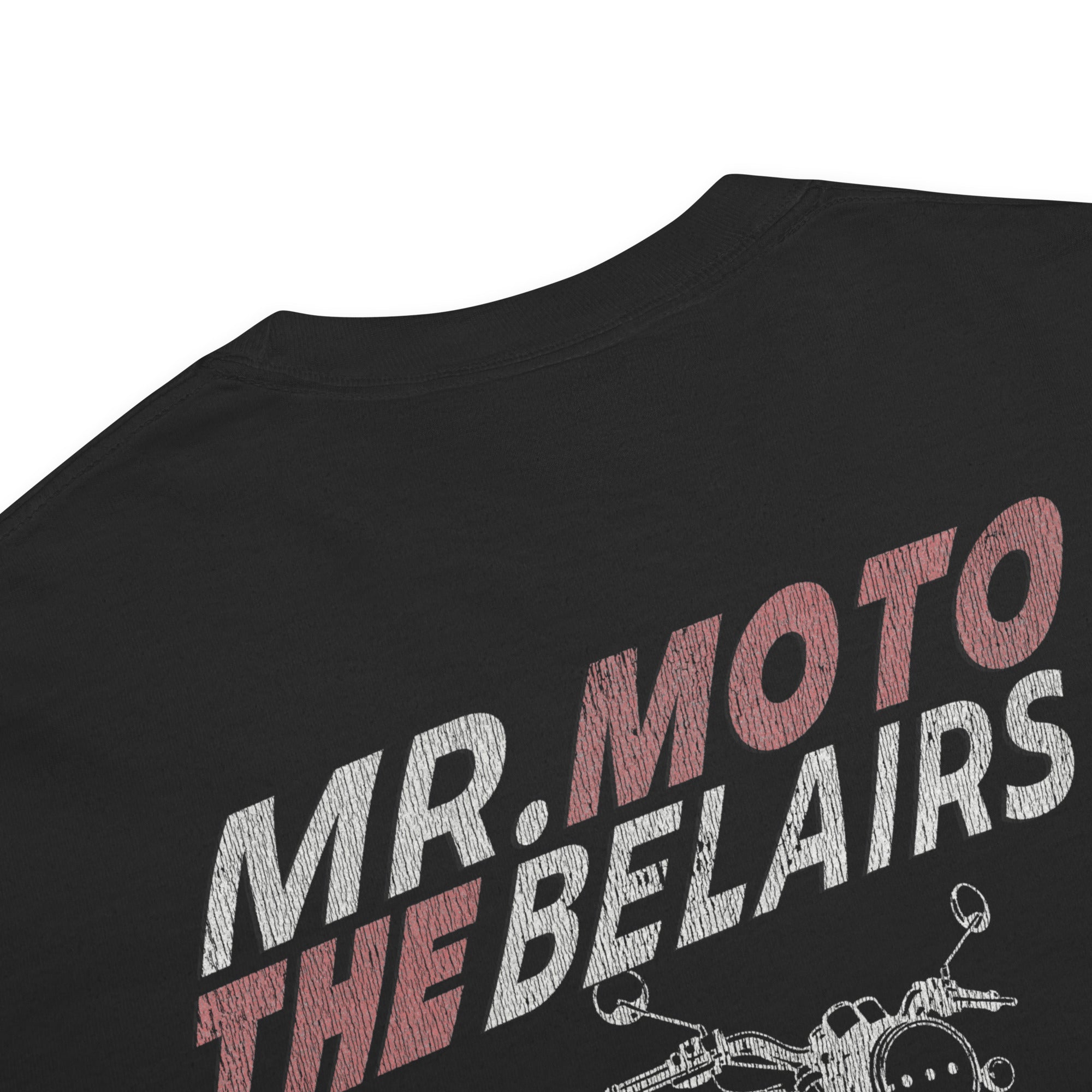 The Belairs - Mr Moto | Heavy Tee | Dark | Front and Back Print
