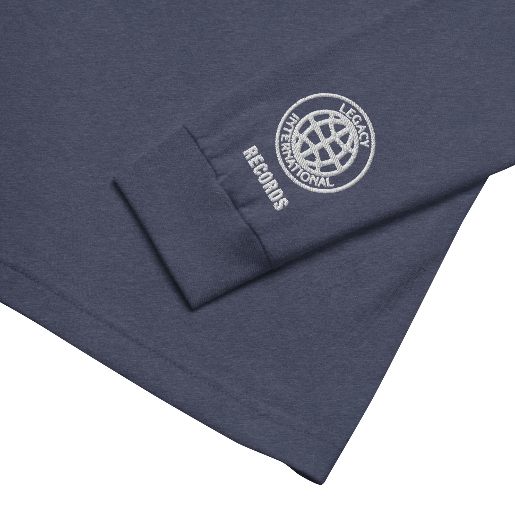 Legacy International Stripe Logo - Embroidered Sleeve - Long Sleeve Tee