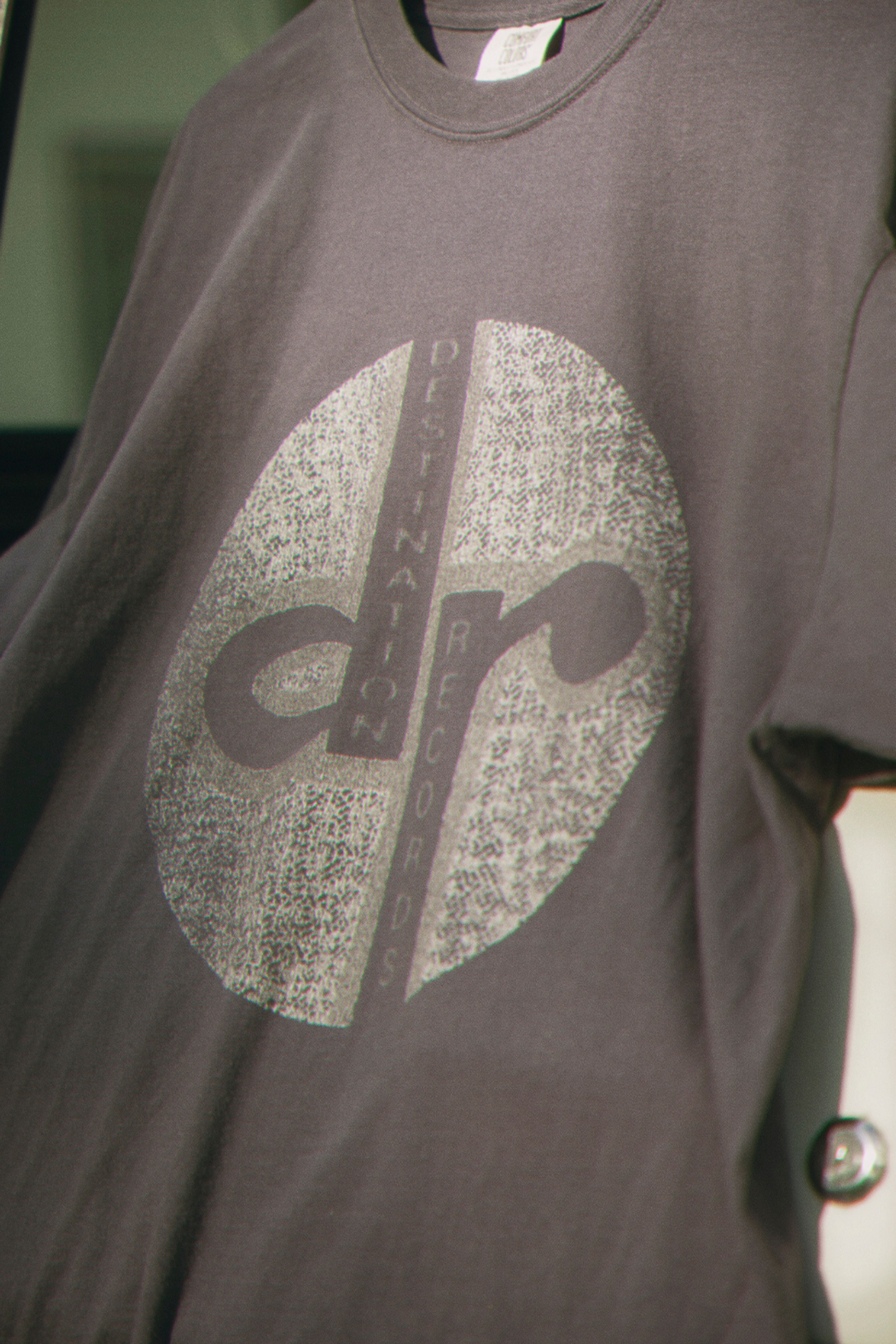Destination Records Distressed Unisex garment-dyed heavyweight t-shirt