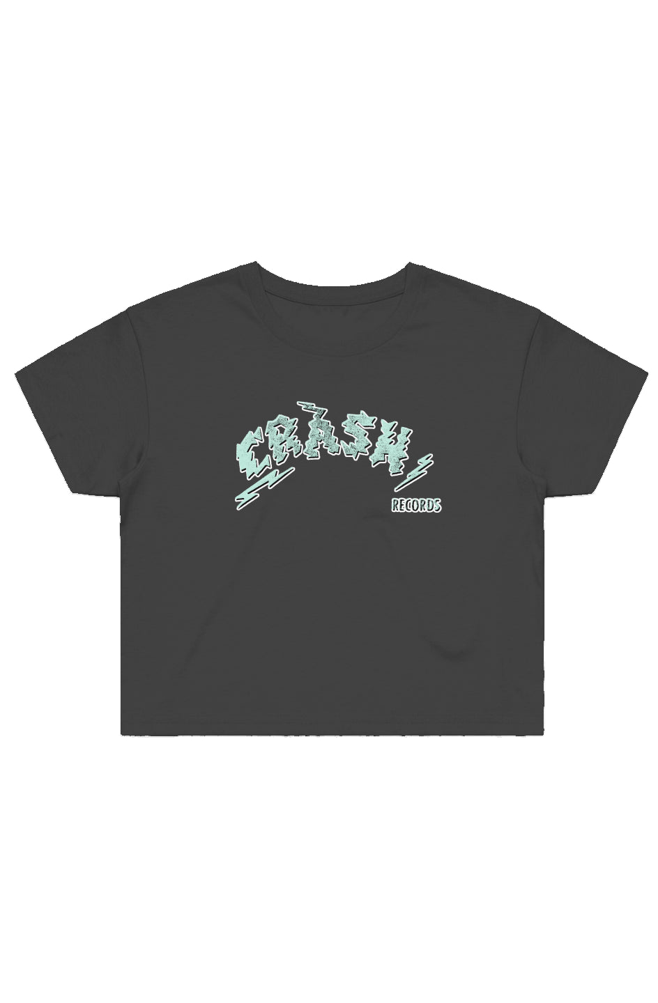 Crash Records | Women's Street Crop Tee