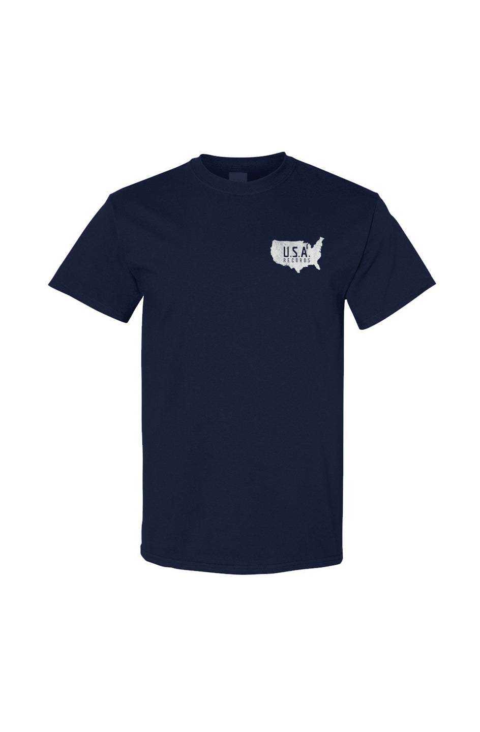 USA Records Logo | Classic Tee | Front and Back Print