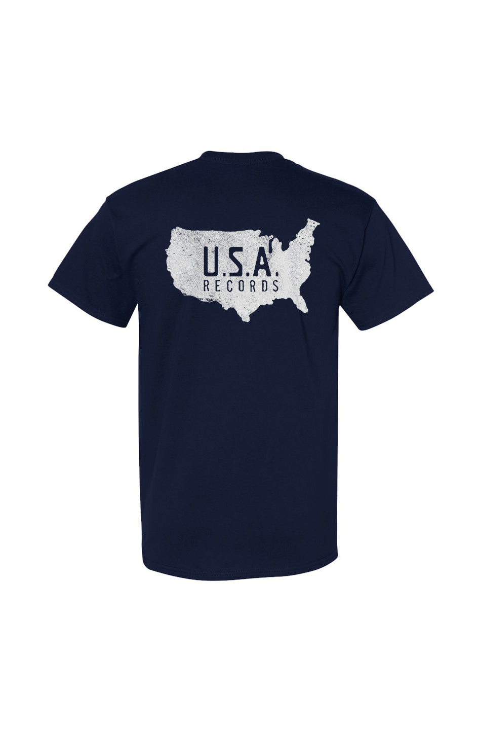 USA Records Logo | Classic Tee | Front and Back Print