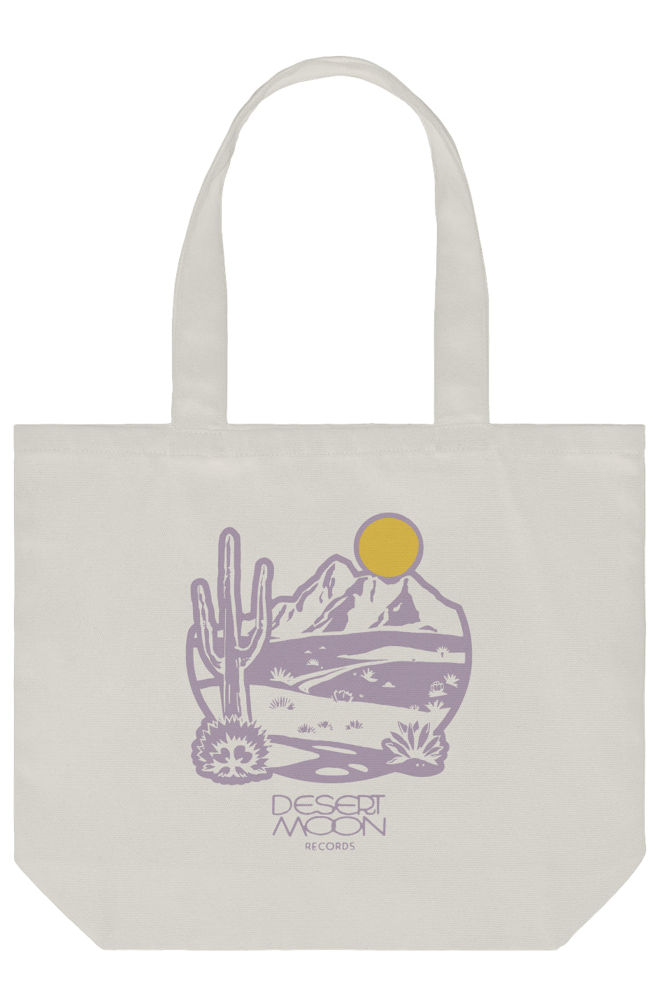 Desert Moon Records | Shoulder Tote | Pink Print