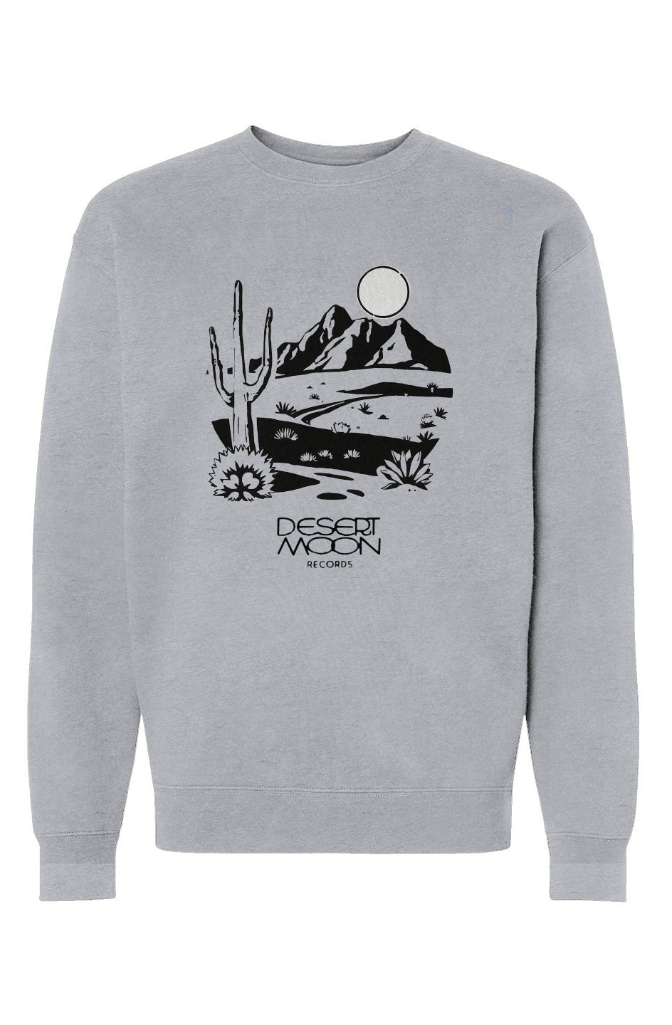 Desert Moon Mono Chrome | Heavyweight Crewneck Sweatshirt