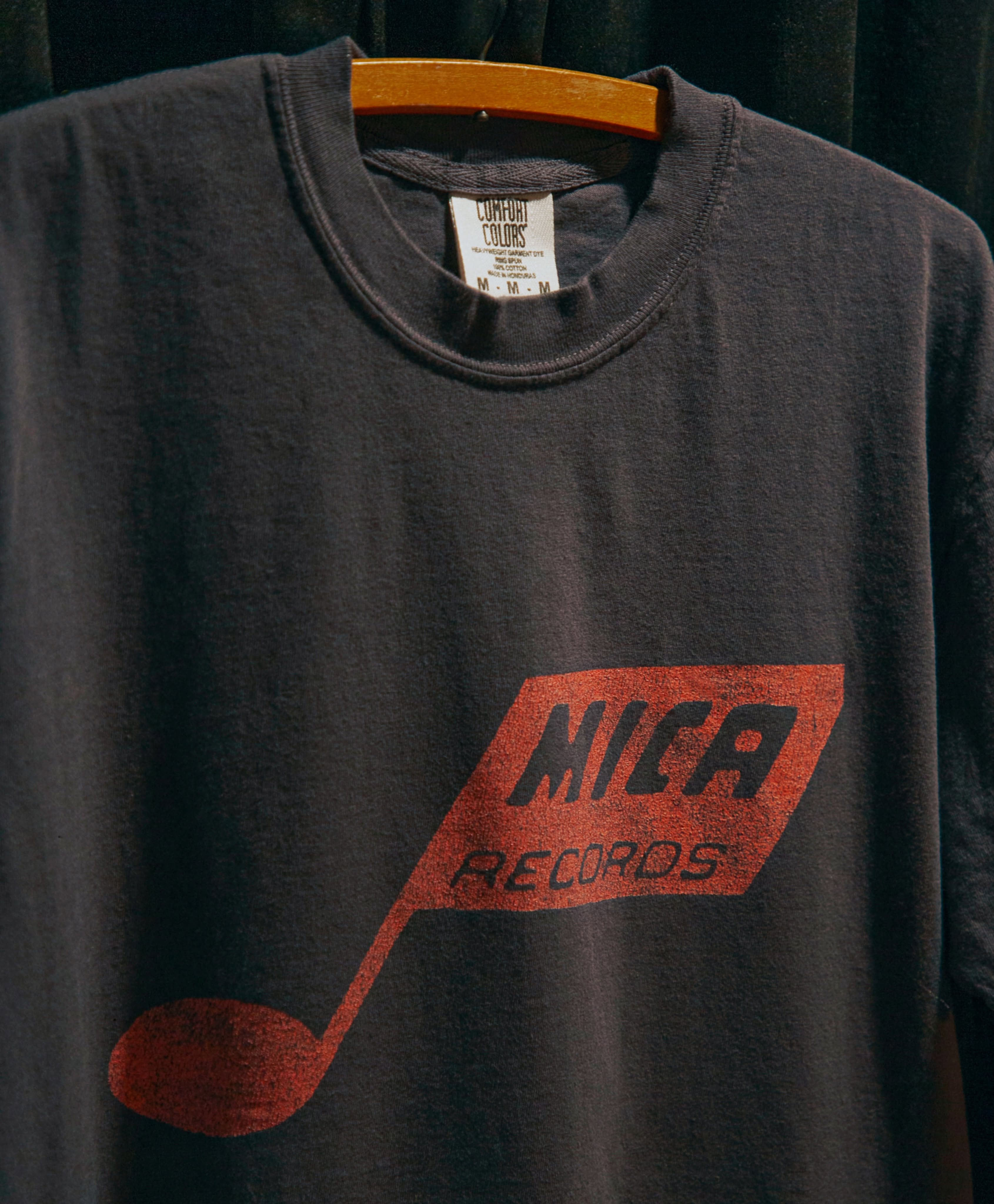 Mica Records Unisex garment-dyed heavyweight t-shirt