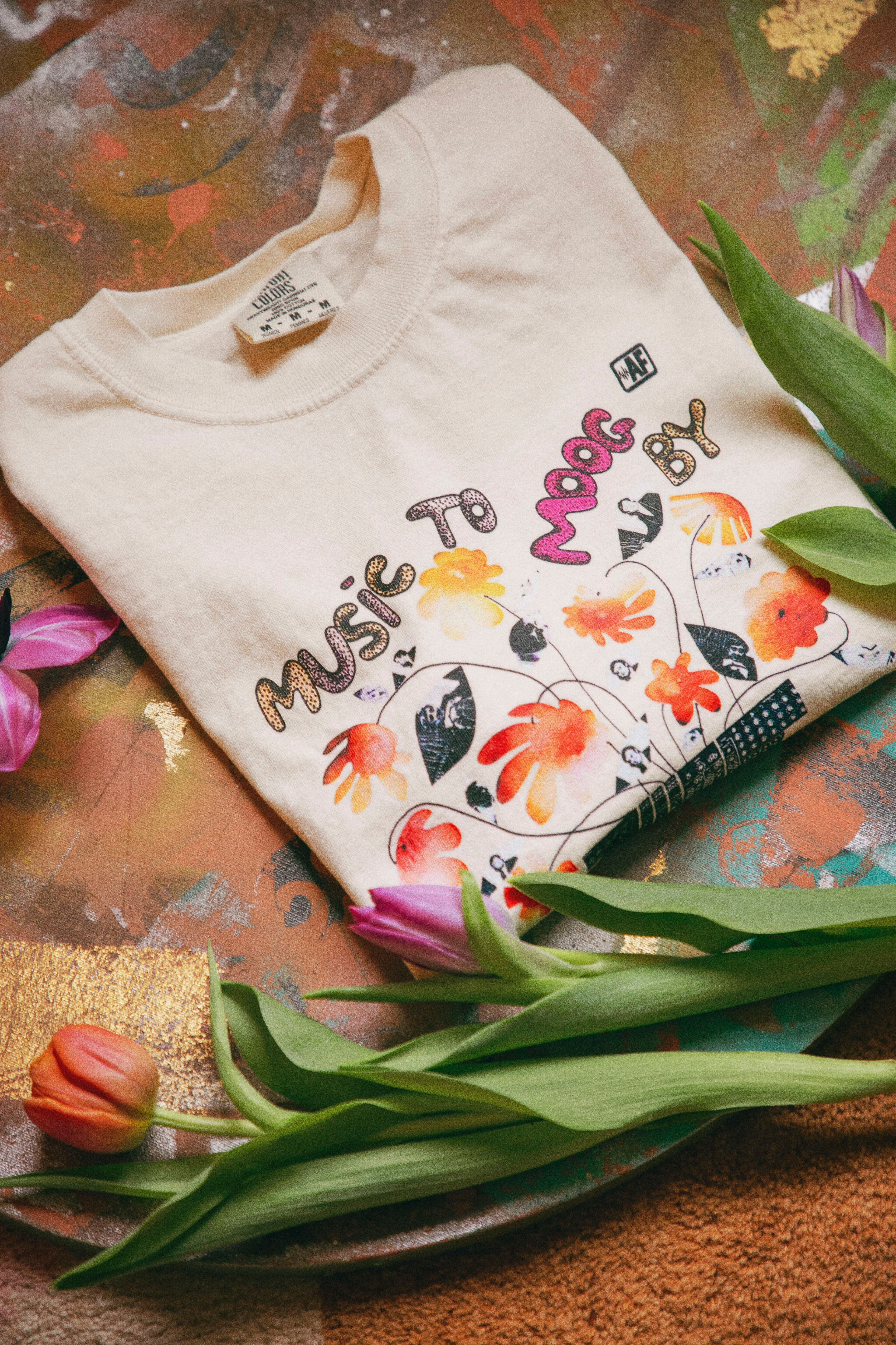 Music To Moog By Women’s heavyweight boxy tee