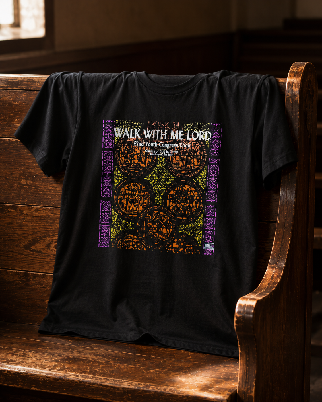 Walk With Me Lord - 32nd Youth Congress Choir organic ribbed neck t-shirt