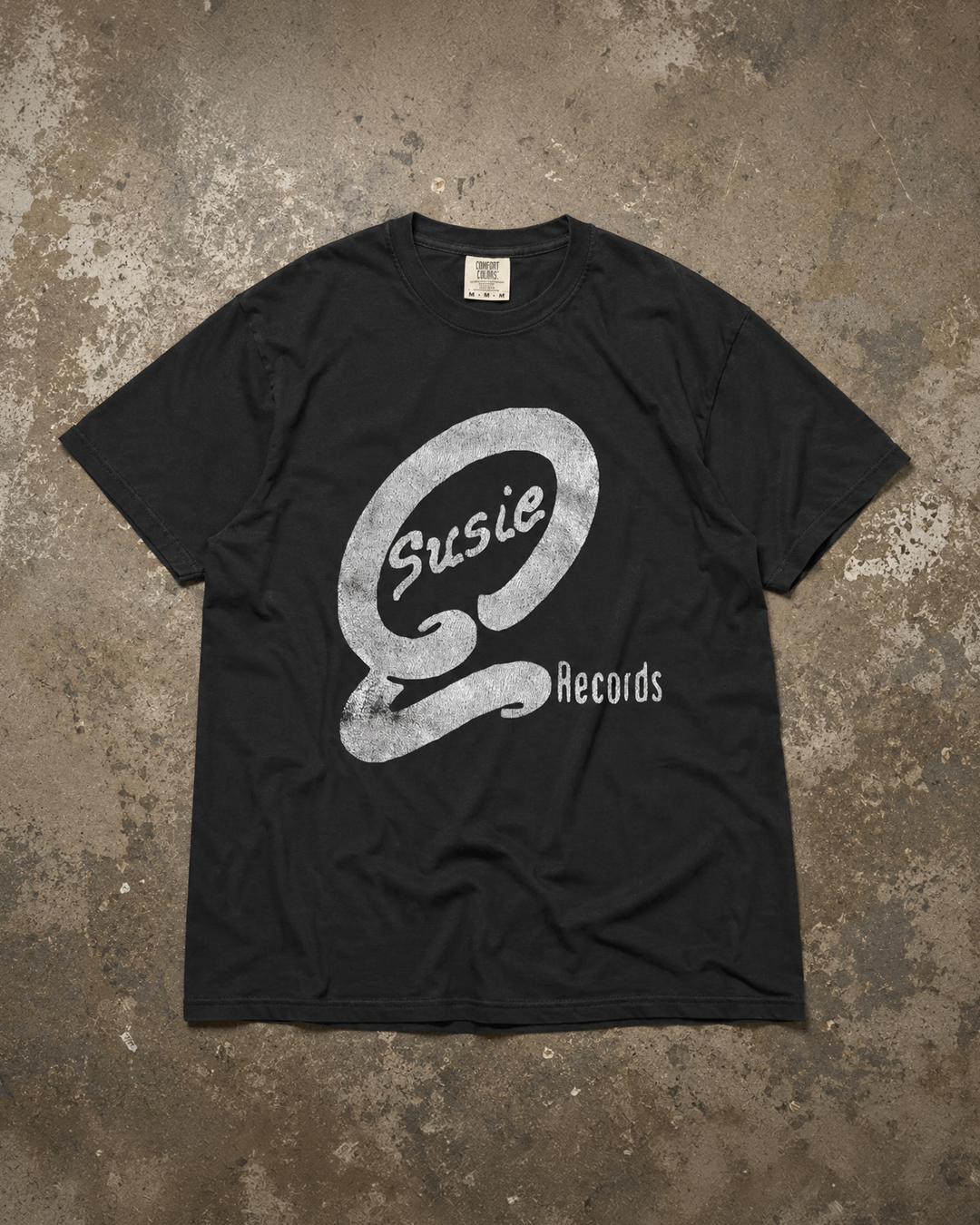 Susie Q Records garment-dyed heavyweight t-shirt