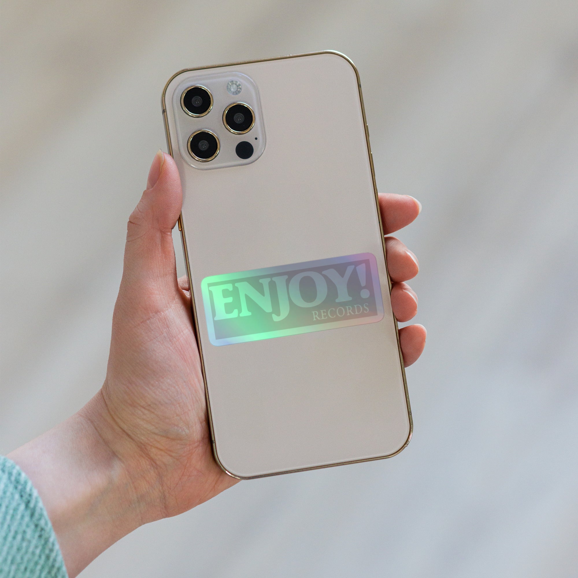 Enjoy! Records Holographic stickers