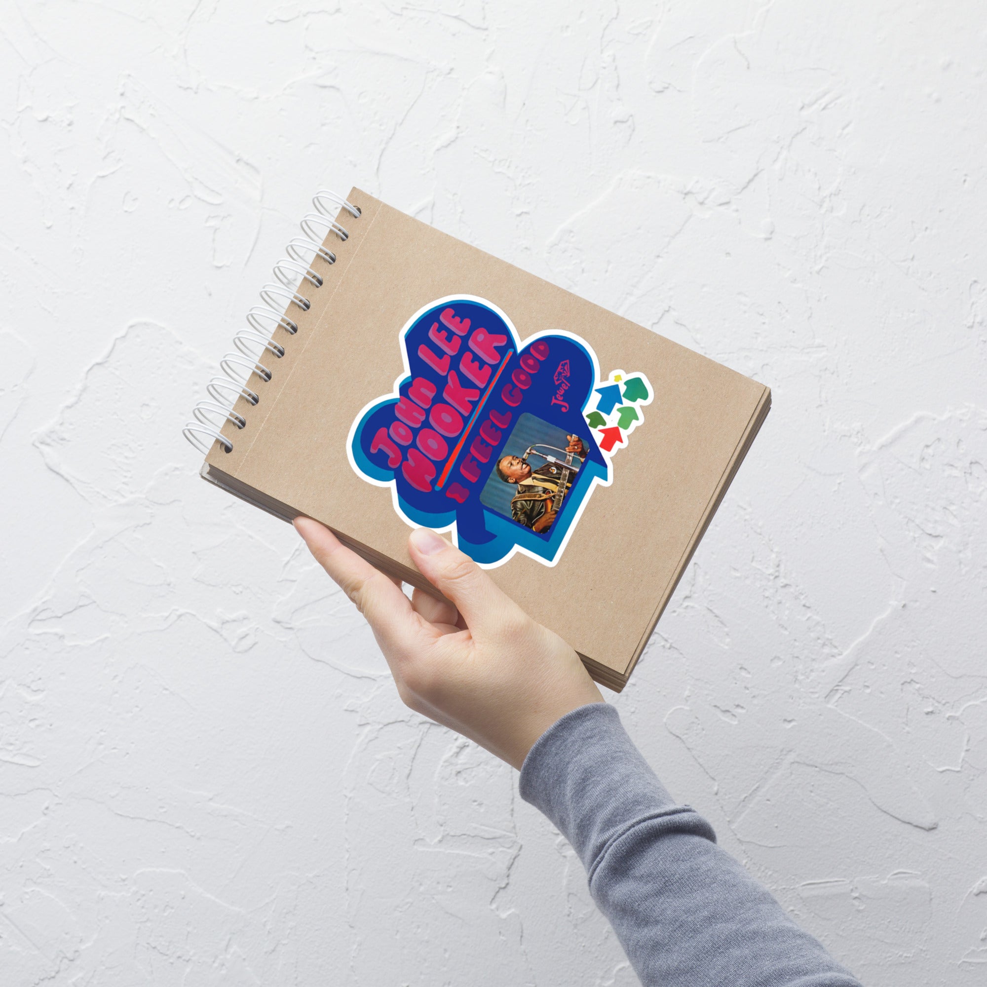 I Feel Good - John Lee Hooker Bubble-free stickers