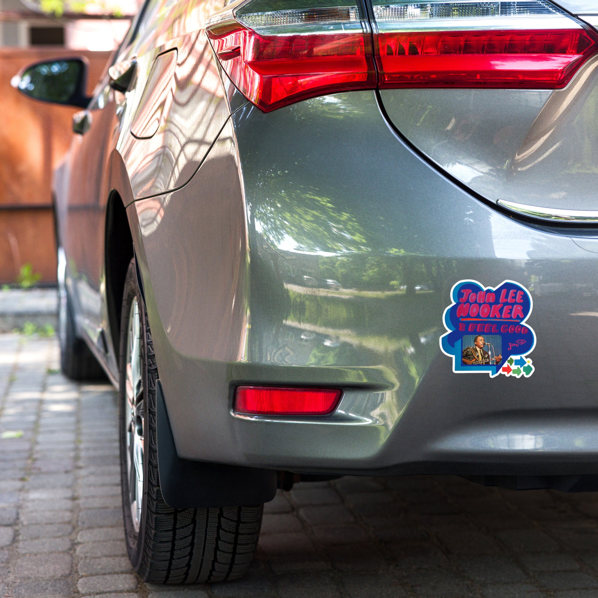 I Feel Good - John Lee Hooker Bubble-free stickers