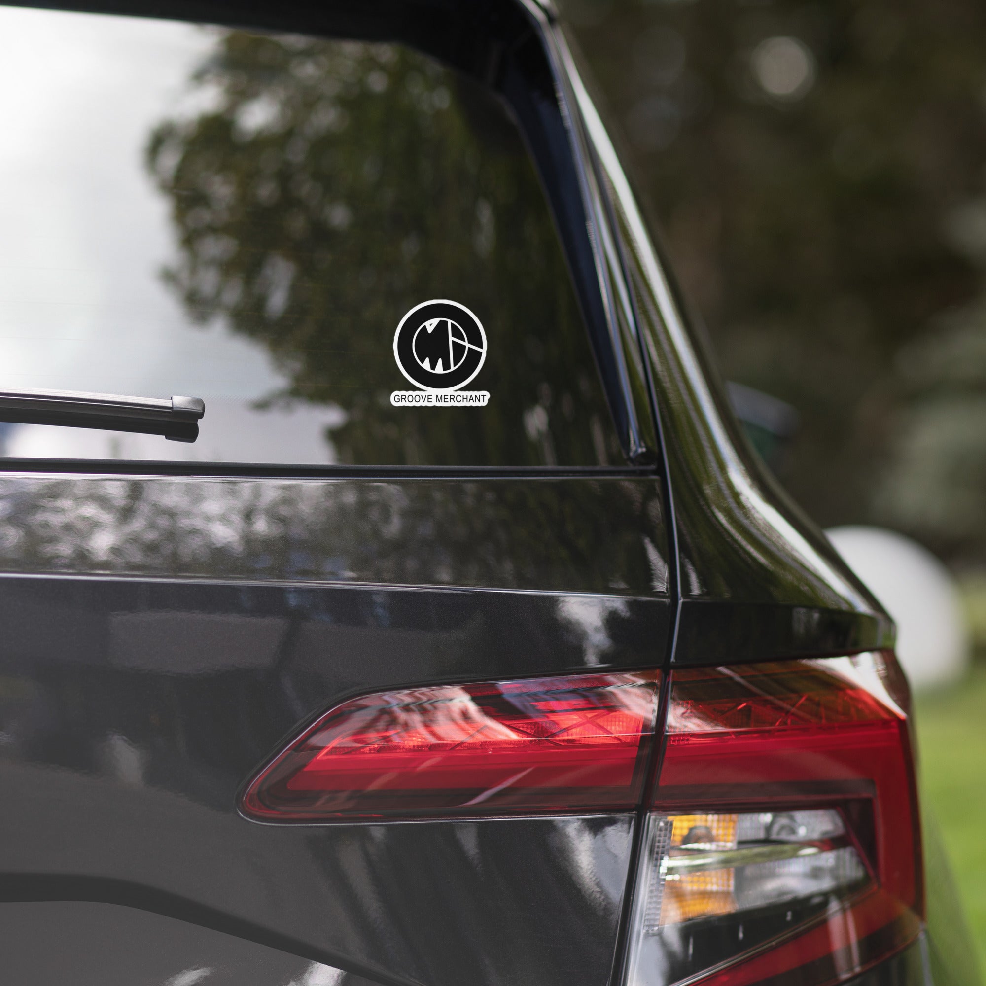 Groove Merchant Black Bubble-free stickers