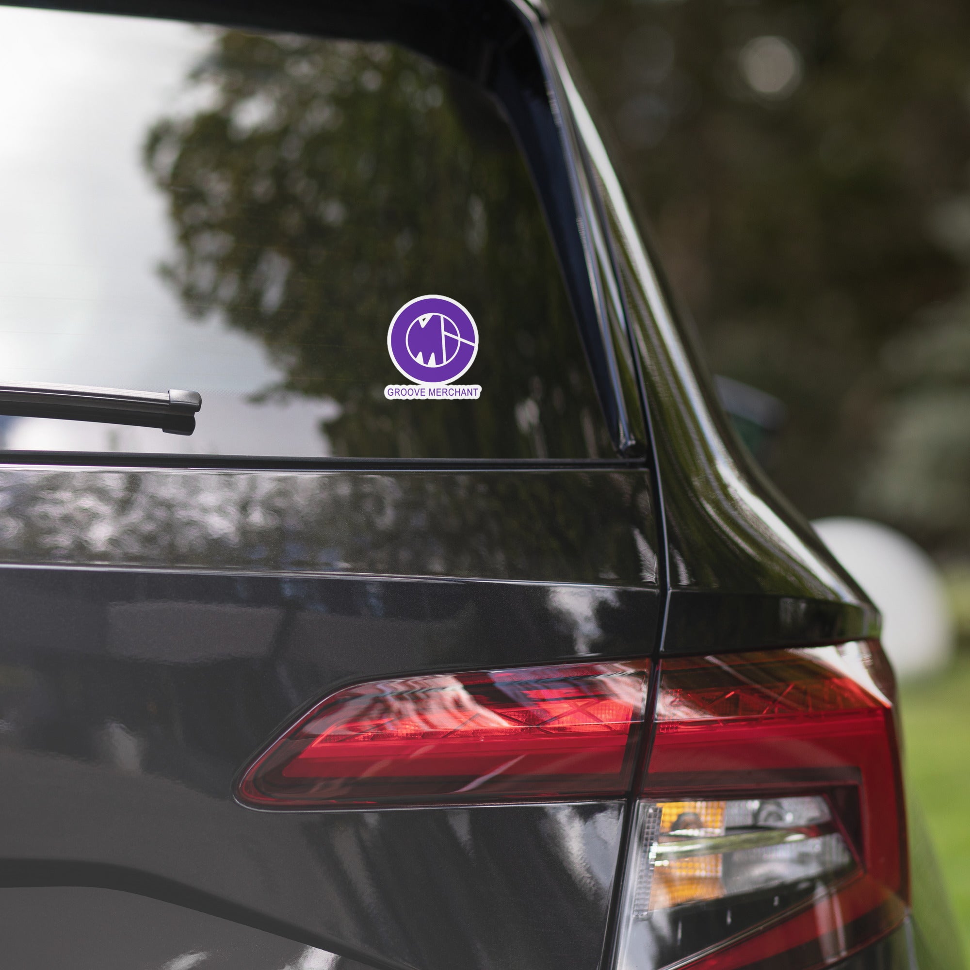Groove Merchant Purple Bubble-free stickers
