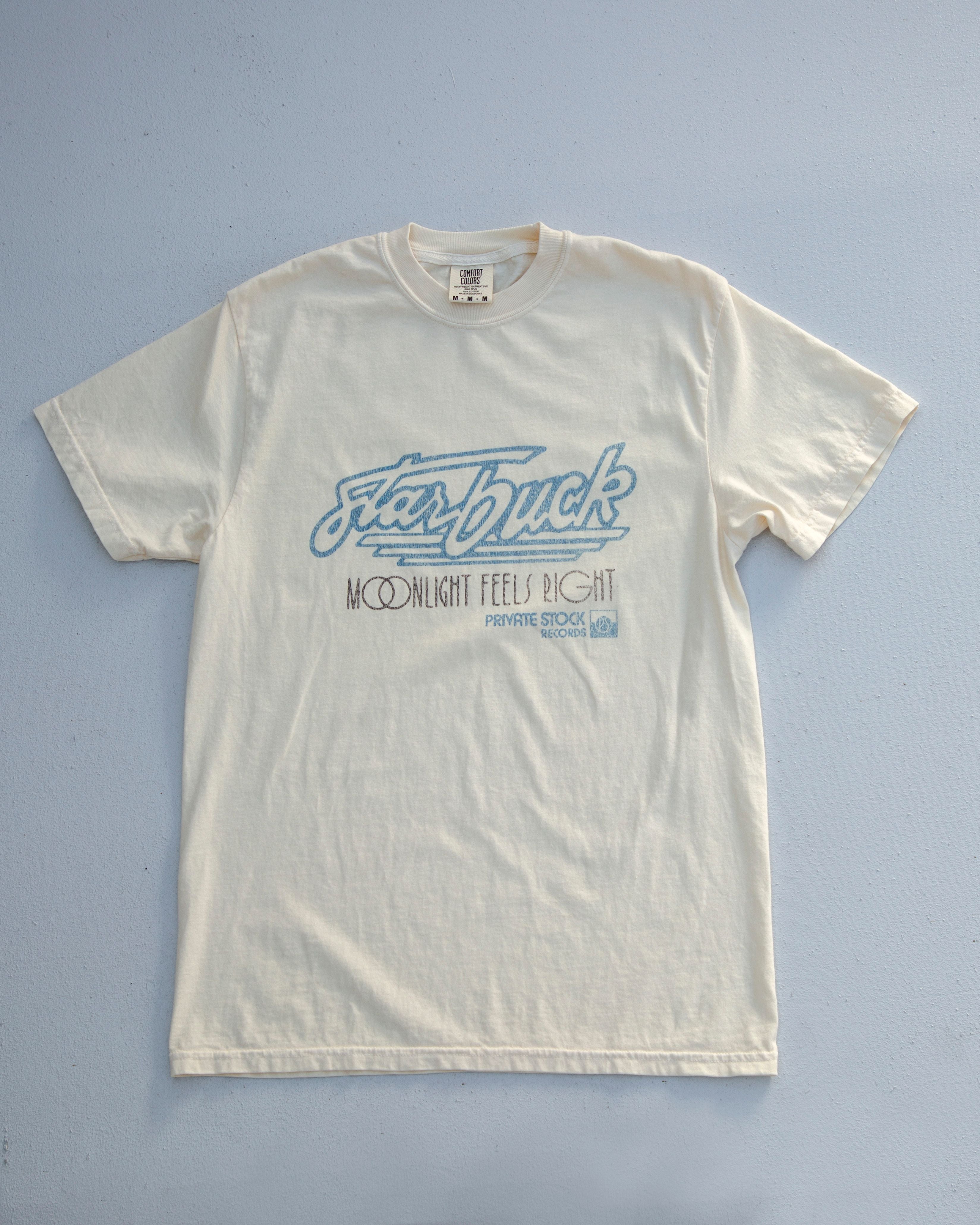 Starbuck - Moonlight Feels Right - Private Stock Records - Vintage Distressed garment-dyed heavyweight t-shirt