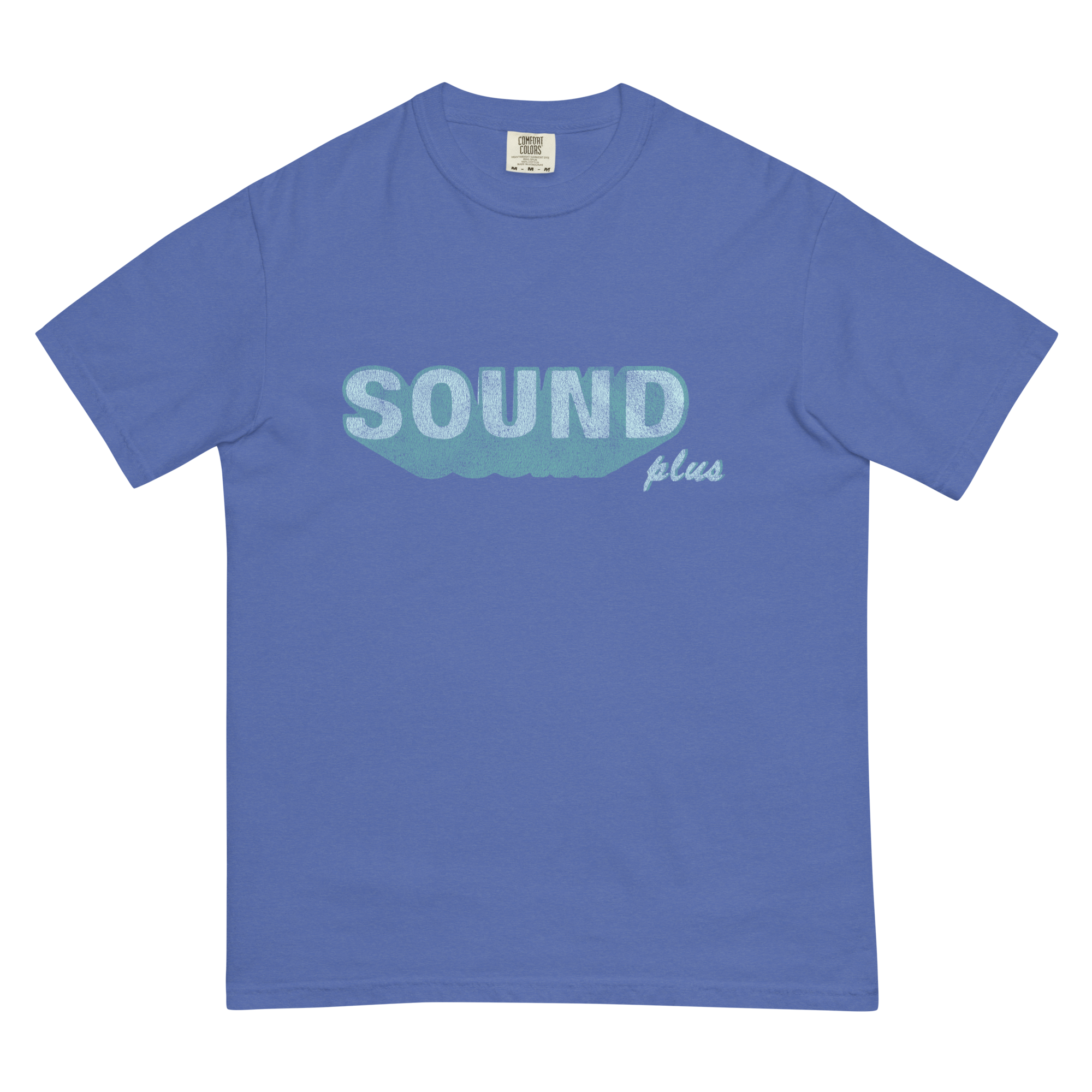 Sound Plus Distressed Unisex garment-dyed heavyweight t-shirt