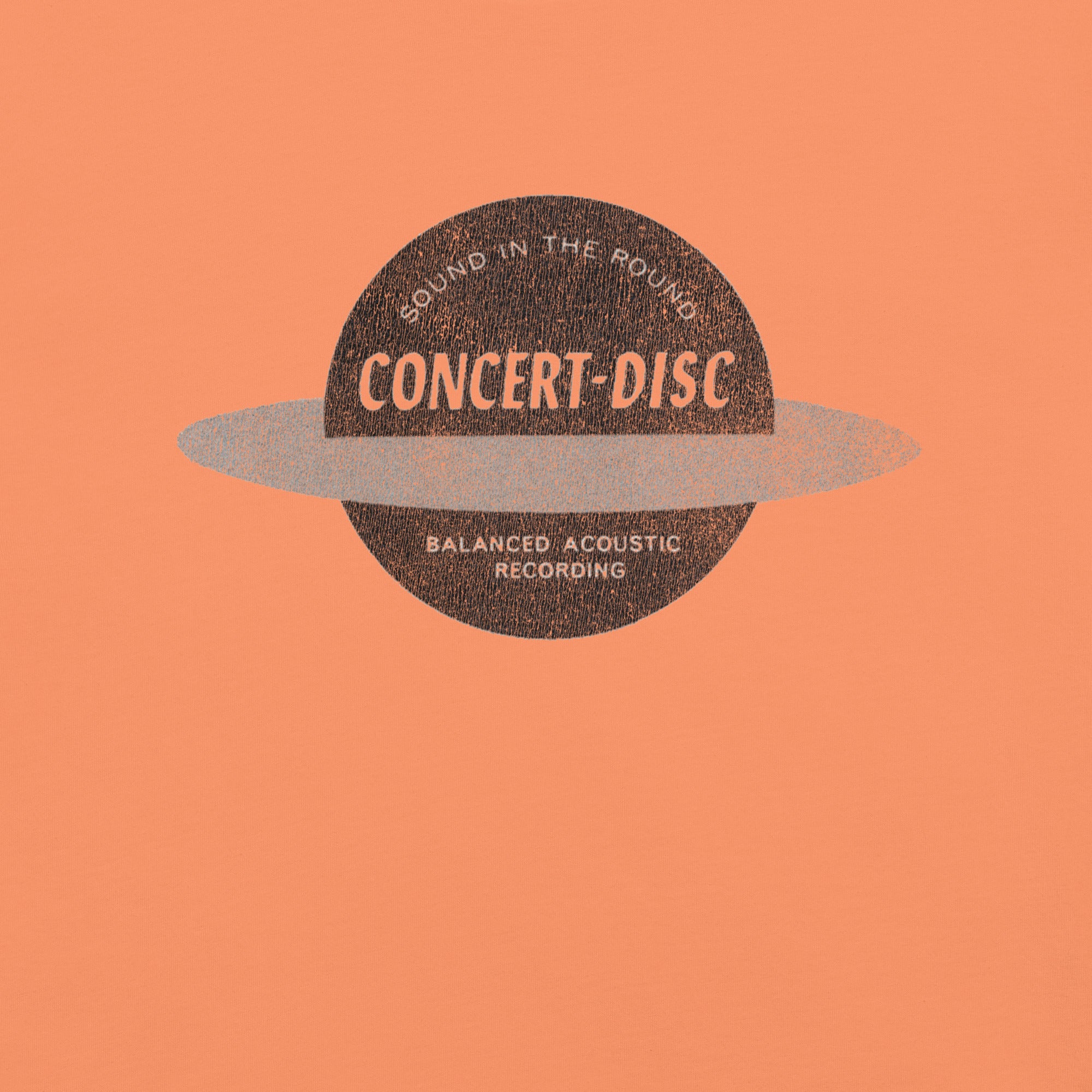 Concert - Disc Distressed Unisex garment-dyed heavyweight t-shirt